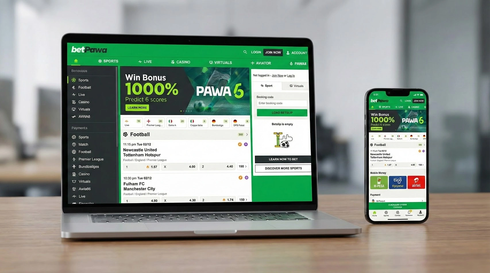 Betpawa Tanzania - Official licensed betting platform with Win Bonus