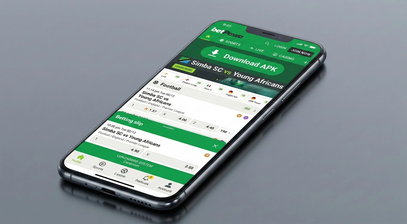 Betpawa App Download - Android APK installation for Tanzania
